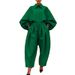 Elegant Long-Sleeve Jumpsuit – Sophisticated One-Piece Romper In Emerald Green (S-XXL)_ecoleips.com