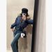 girl Navy Blue Fur Collar Hooded Short Jacket For Women Winter New American Retro Slim Fit Thickened Warm Down Cotton Coat_ecoleips.com