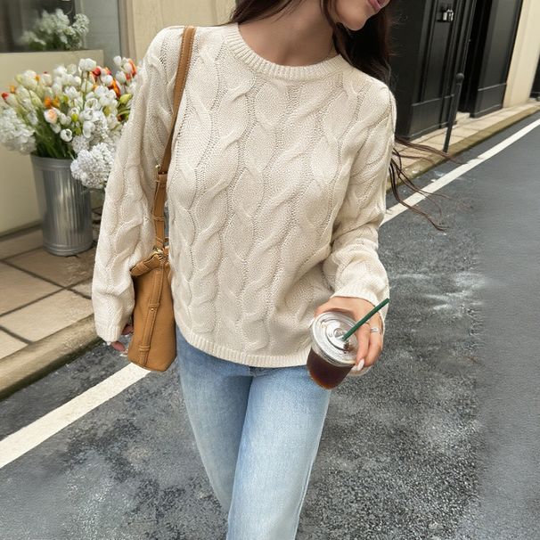 Diyun European And American Casual Simple Long Sleeve Solid Color Vest Sweater Women's Fashion 2025 Autumn_ecoleips.com