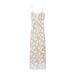 European And American Foreign Trade Summer New Cross-Border Women's French Lace Tie Split Strap Long Dress_ecoleips.com