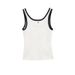 Aria Basics Aria Basics Z Cross-Border European And American Style 2025 New Fashionable Elegant Women's Sleeveless Top With Button Decoration_ecoleips.com