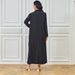 2024 Summer New Dubai Middle Eastern Muslim Abaya Women's Cardigan Pleated Dress_ecoleips.com