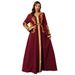 Women's Clothing Robe Dress Ladies Dress Arabic Lace Long Sleeve Fashion Long Skirt Spot_ecoleips.com