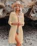 Women's Clothing Beach Cover Up Vacation Bikini Sunscreen Shirt Jacquard Shirt Cover Up_ecoleips.com