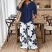 Women's Clothing Retro Casual Loose Two Piece Suit_ecoleips.com