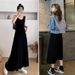 2026 Popular Ice Silk Ribbed Tank Top D, Mid-length, Versatile For Inner Or Outer Wear, Casual Tummy-covering Long_ecoleips.com