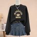 2023 Spring Autumn Women's Pure Cotton Hoodie T-Shirt Thickened Fleece Lined Winter Top Trendy Student Clothing_ecoleips.com