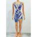 Mesh Rhinestone Tassel Short Dress See Through Cutout Sexy Tight Fitting Evening Gown Stage Performance Costume For Women_ecoleips.com