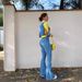 Women's Clothing Retro High Waisted Striped Skinny Jeans For Women In Autumn New Hot Girl Ins Color Corrected Slimming Slightly Spicy Trousers_ecoleips.com