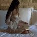 Women's Slim Lace Trumpet Dress Long Sleeved Strappy A-Line Hem Fashionable Autumn Clothing Temperament_ecoleips.com