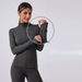 Women's Clothing Autumn New Yoga Jacket For Women Running And Cycling Sports Long Sleeve Slim Stand Collar Sports Fitness Clothes_ecoleips.com