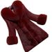 Elegant Faux Fur Coat For Women 40-50 Years Old, Mid-Length Winter Fashion Outerwear, Imitation Mink & Rabbit Fur Blend, Warm & Stylish_ecoleips.com