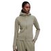 Women's Autumn/Winter Fleece Lined Hoodie With Zipper And Hood, Slim Fit, For Running, Sports, Yoga, And Fitness (D25132)_ecoleips.com
