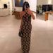 2025 Hollow Out Slit Halter Neck Backless Bohemian Beach Dress Long Evening Gown For Women_ecoleips.com