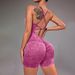 Women's Clothing Seamless One Piece Yoga Suit Beautiful Back One Piece Peach Hip Sports Elastic High Waist Hip Lifting Fitness Clothes For Women_ecoleips.com