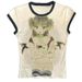 Cartoon Anime Print round Neck Top for Women Slim Fit Y2K Style Spring Summer Fashion Hot Girl Cross Border European American Design_ecoleips.com