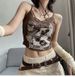 Women's Camisole For Wearing Under A Blazer, New 2023 Popular Black Knitted Vest, White Slim-fit Top That Conceals Side_ecoleips.com