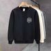 FW25 Matching Couple Cotton Crew Neck Sweatshirt - His & Hers_ecoleips.com
