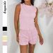 DiYun European American Casual Resort Style Buttoned Vest And Shorts Set Women's Clothing 2025 Autumn/Winter_ecoleips.com