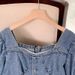 Women's Clothing 120/300 Catties Plus Size Women's Square Neck Back Zipper Denim Dress Overseas Fat People Fat Woman Clothes_ecoleips.com