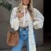 Women's French Retro Lace Tie-Neck Blouse – Sheer Long Sleeve Batwing Top, Elegant & Boho For Spring/Summer_ecoleips.com