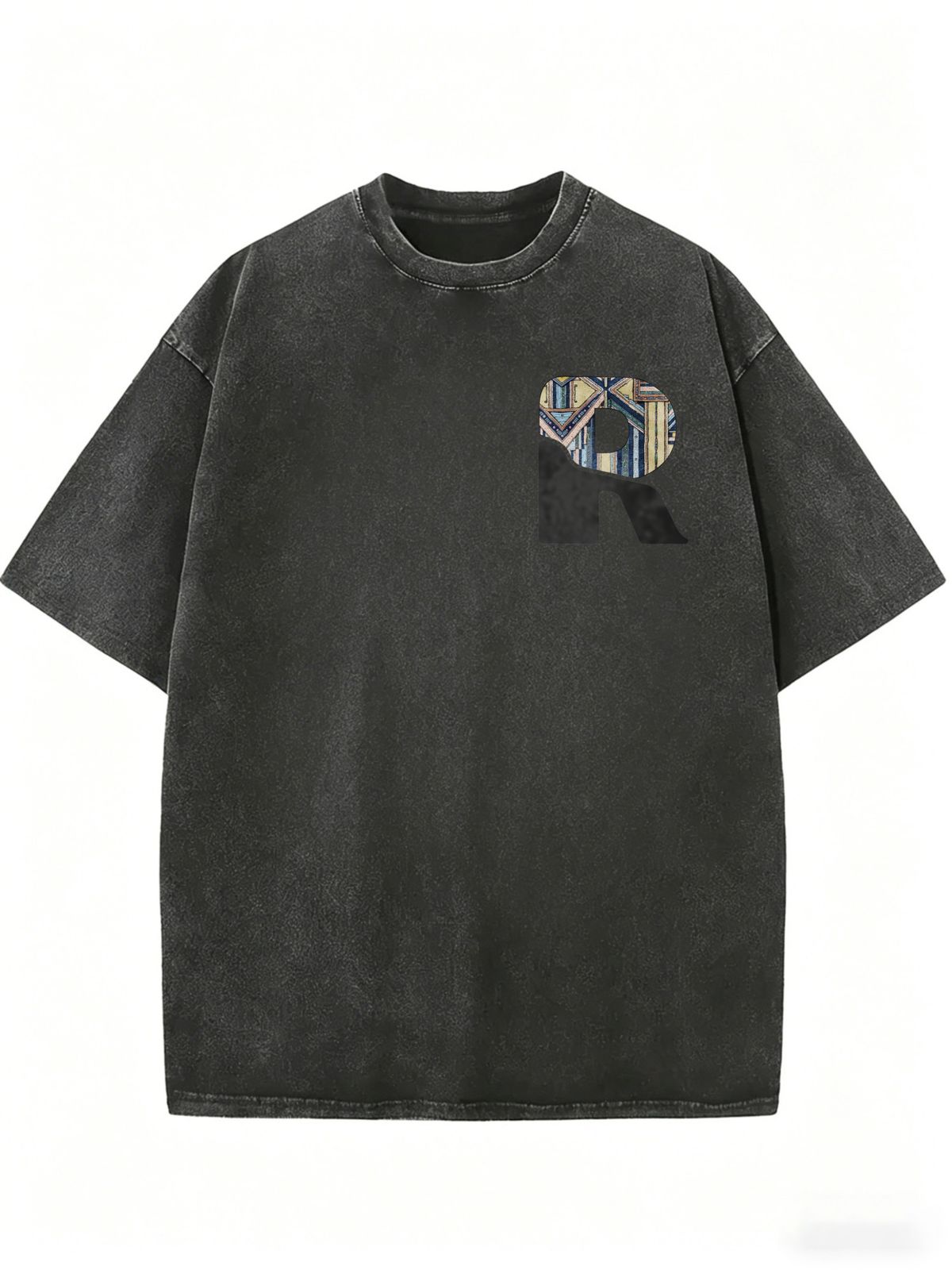 Women's Street Style Washed Tee, Loose Fit Casual Summer Wardrobe Essential_ecoleips.com
