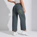 Cross-Border . Retro Loose Jeans For Women Wide-Leg Washed Long Draped Straight-Leg Pants Wholesale European And_ecoleips.com