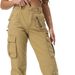 Women's Clothing Casual PantsRise Cotton Work Overalls Loose Tactical Combat Pants_ecoleips.com