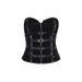 Women's Sexy Hot Girl Fishbone Strapless Leather Buckle Vest Cross Border European American Style Summer 2024 New Arrival_ecoleips.com