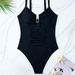 Women's Slimming One-Piece Swimsuit – High-Coverage Modest Bathing Suit With Built-in Bra For Swimming & Hot Springs_ecoleips.com