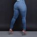 Women's Clothing High Elastic Slim Jeans All Match Skinny Pants_ecoleips.com