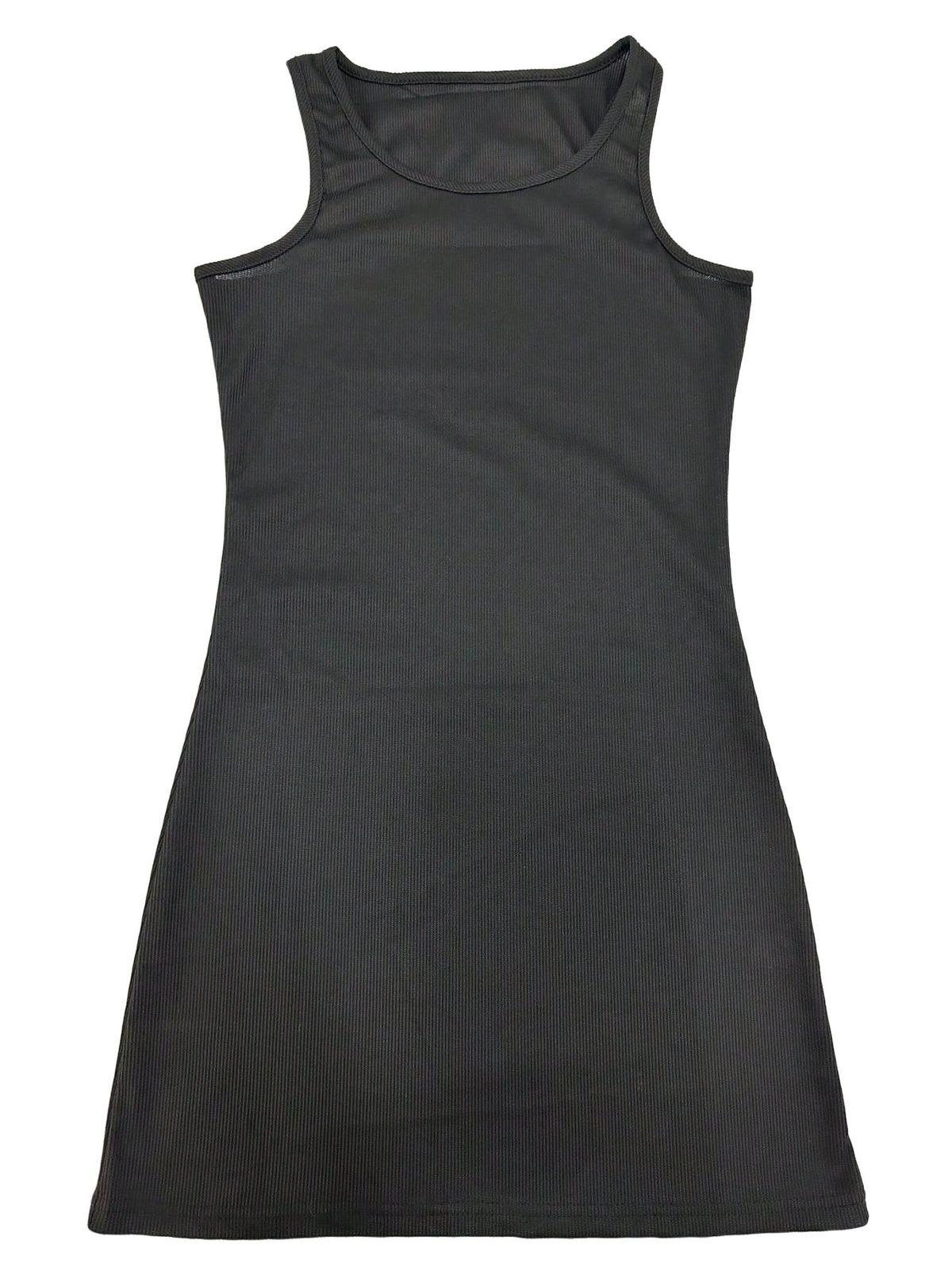 2025 European And American Dress New Summer Sleeveless Mini Sexy Tight Fitting Tank Top For Women_ecoleips.com