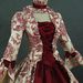 Cross-Border Source European And American Foreign Trade Long Sleeve Printed Elegant Court Evening With Large Bell_ecoleips.com