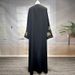 2025 New Muslim Clothing Fashion Elegant Cardigan Embroidered Dress Abaya_ecoleips.com