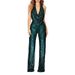Women's Sequin Halter Neck Jumpsuit Elegant Slim Fit Long Pants European American Fashion 2025 Style_ecoleips.com