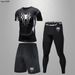Women's Clothing Pro Men's Fitness Sports Set 3 Piece Quick Drying T-Shirt And Leggings Long Sleeve For Formal & Casual_ecoleips.com