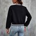 Trendy Zip-Up Baseball Jacket - Polyester & Spandex Blend Casual Outerwear For Women (Black, Striped/Checkered, S-XXL)"_ecoleips.com