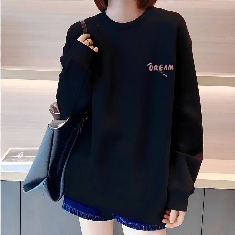 FW25 Matching Couple Cotton Crew Neck Sweatshirt - His & Hers_ecoleips.com