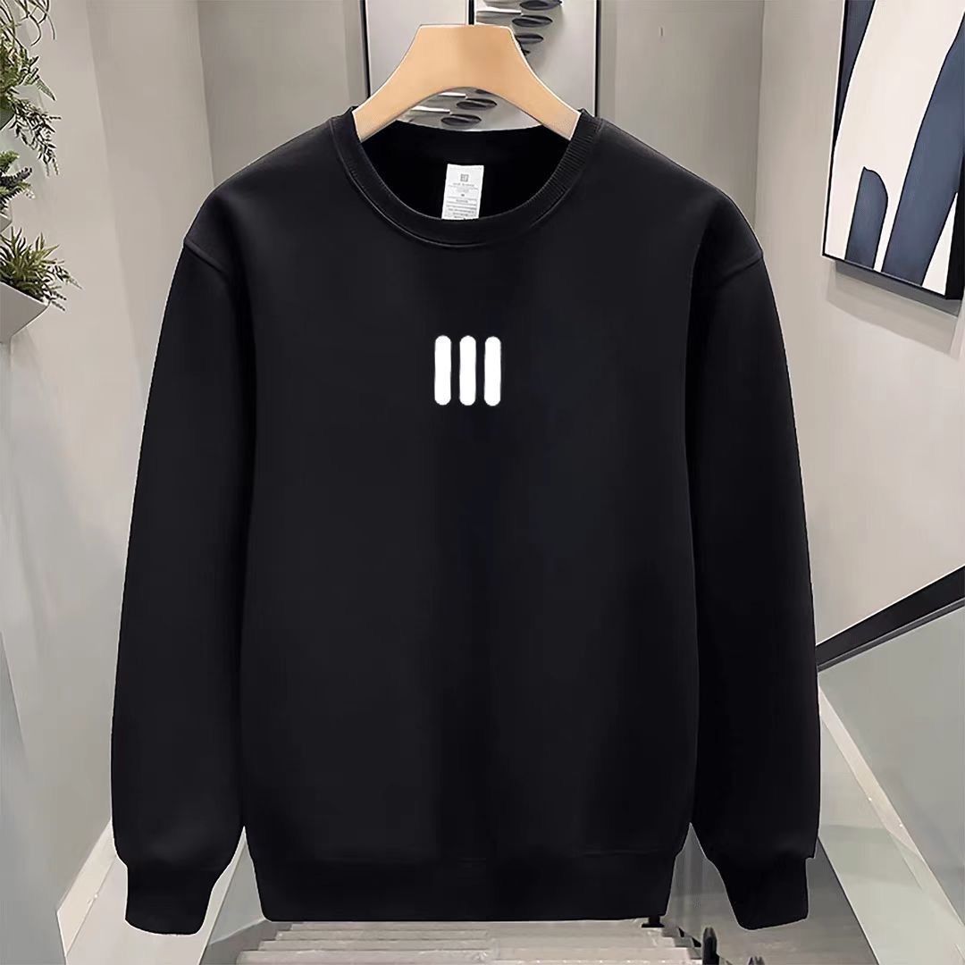 FW25 Matching Couple Cotton Crew Neck Sweatshirt - His & Hers_ecoleips.com