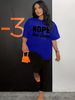 Women's Casual Loose Fashion Letter Pattern Printed Loose T-shirt+cropped Pants Two-piece Set Summer Home Sportswear Daily Wear-280_ecoleips.com