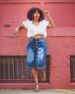 Women's High-Waisted Cropped Jeans Multi-Button New Style 2025 Independent Store_ecoleips.com