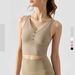 Naked V-neck Sports Vest Underwear Women's Cross Beauty Back Bra Fitness Outdoor Running Yoga Clothing_ecoleips.com