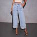 2026 New Elastic Long Pants Washed High-Waisted Fashionable Casual Trendy Versatile Wide-Leg Jeans For Women_ecoleips.com