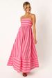 Wish 2025 New Foreign Trade Striped Sleeveless Strapless Backless Simple Dress - 88111_ecoleips.com