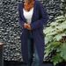 Chunky Knit Cardigan Women’s Oversized Longline Open Front Sweater Coat With Cable Stitch & Pockets (V-Neck, Hooded/Non-Hooded)_ecoleips.com