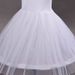 White Mermaid Tail Petticoat – Slimming Bridal Crinoline For Photography & Stage (Single Hoop Design)_ecoleips.com
