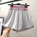women's clothing high waist sports shorts for women ins summer students thin loose wide leg casual running beach hot pants_ecoleips.com