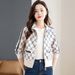 Stand Collar Sweatshirt For Women, Spring And Thin Style, 2025 New Autumn Women's Fashion, Petite Top, Long Sleeve Short_ecoleips.com