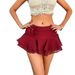 DiYun 2025 Spring/Summer European And American Women's Short Bohemian Casual Vacation Solid Color Floral_ecoleips.com