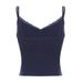 Lace Trim V-Neck Cami Top - Stretchy Basic Women's Layering Tank, Allure Fit For Daily Chic & Evening Style_ecoleips.com